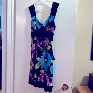 Floral jewel tones Size 8 sundress